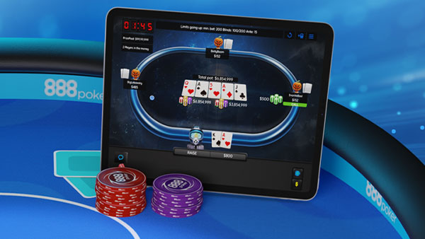 Play anytime, anywhere on 888poker for iPad
